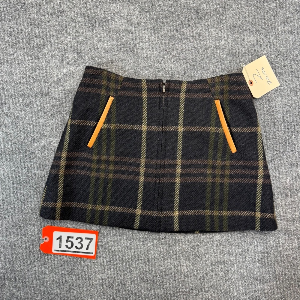 Thakoon Addition Black Plaid Mini Skirt Size 2 - Clueless Y2K